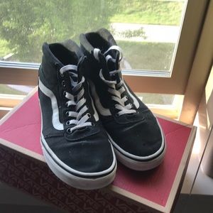 black high top vans